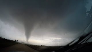 Okeene OK Tornado CLOSE RANGE 562024 [upl. by Relyhcs]