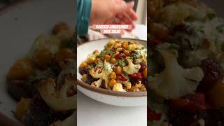 Roasted Cauliflower Date Salad more salads that fit on your spoon [upl. by Pickering505]