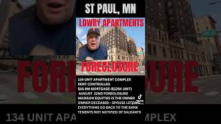 134Unit Rent Controlled Apartment in Saint Paul MN Going to Foreclose [upl. by Sigfried]