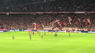 51 Lewandowski LIVE  FC Bayern vs Gladbach 14042018 [upl. by Anaitsirc897]