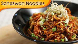 Schezwan Noodles Recipe  Easy to Make Quick Homemade Chinese Noodles Recipe By Ruchi Bharani [upl. by Airdnola]