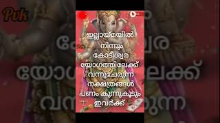 കോടീശ്വരയോഗം വന്ന് ചേരാൻ പോകുന്ന നക്ഷത്രക്കാർ astrologymalayalam preethivlogkuttu [upl. by Grigson998]