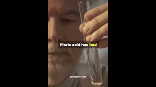 Lets know About Picric Acidan explosive  CHEMIWIZARD⚗️ science trending shorts chemiwizard [upl. by Sitnalta]