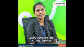 Buzzworks Employee Stories  Ms Kayalvizhi Rajendran  Career Growth Stories [upl. by Cahilly]