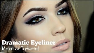 Dramatic Eyeliner Makeup Tutorial  TheMakeupChair [upl. by Nylahs]