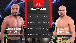 UFC Fight Night Silva vs Teixeira Highlightsquot [upl. by Odnumyer]