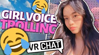 GIRL VOICE TROLLING DOWN BAD TEENAGERS in VR 😂 [upl. by Cenac3]