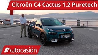 Citroën C4 Cactus Puretech 12 2018  Prueba  Test  Review en español  Autocasión [upl. by Weir]