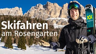 Traumhaftes Skifahren in Südtirol Skigebiet Carezza Dolomites im Test [upl. by Ardnac]