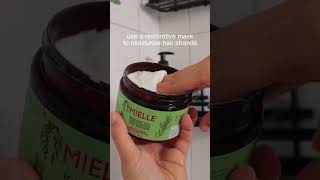 Mielle Rosemary Mint Strengthening Shampoo  Rosemary Mint Strengthening Hair Masque [upl. by Atinomar]