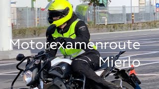 MOTOREXAMENROUTE MIERLO [upl. by Ennaisoj]