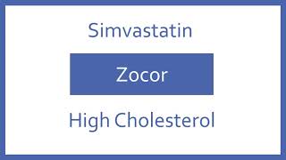 Simvastatin Pronunciation  Generic Name Brand Indication Top 200 Drugs PTCB NCLEX Test Prep [upl. by Ginder]