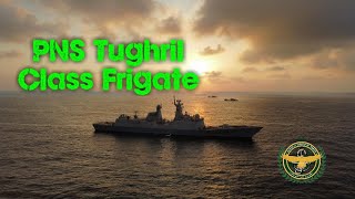 Moments when Pakistans Flag was hoisted on PNS Tughril Class Frigate of Pakistan Navy [upl. by Clotilda343]