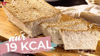 Toast 🍞 OHNE Kohlenhydrate und nur 20 kcal pro Scheibe  Keto und PSMF Rezept [upl. by Nove]