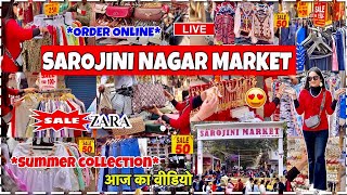 Sarojini Nagar Market Delhi OMG😍Today’s Collection in Sarojini market delhi sarojini nagar market [upl. by Jestude496]