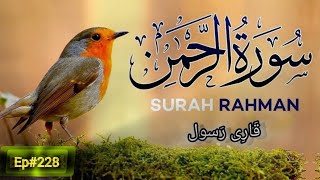 Surah Ar Rahman Ep228 Beautiful Recitation by Qari RASOOL [upl. by Olimreh]