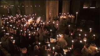 Vigile Pascale le 4 avril 2015 1° partie Liturgie de la Lumière et Liturgie de la Parole [upl. by Ribak]