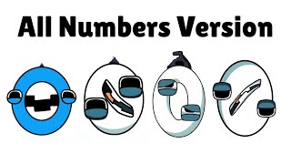 Numbers Lore All Different Versions Ending [upl. by Nitsyrc]