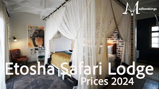 Etosha Safari Lodge Namibia Prices 2024 [upl. by Macegan]