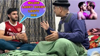 MEA GAY HU PRANK ON FATHER  PAPA NEA YE KYA BOLLDIYA [upl. by Harret]