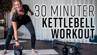 Bli starkare med kettlebell  den ultimata helkroppsträningen  FULL BODY WORKOUT [upl. by Ryon]