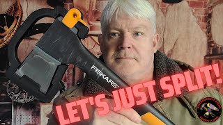 Fiskars SX11 Splitting Axe Review Compact Durable and Efficient for Wood Splitting [upl. by Leroi640]