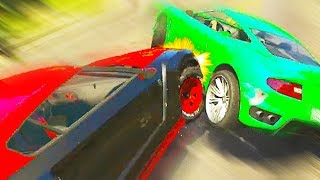 GTA 5 Funny Moments  Insane Mountain Drifts GTA V Online Gameplay [upl. by Ahtnicaj]