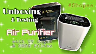 Affordable Air Purifier  IDER Air purifier with UV Light and HEPA filter  Unboxing  POGO TV [upl. by Bisset]