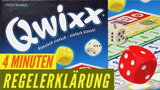 Qwixx Würfelspiel Regeln Anleitung Erklärung 🎲 Spiel 🎲 Familienspiel [upl. by Mclaughlin797]