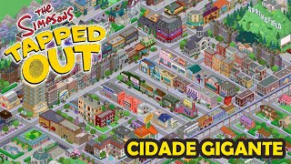 CIDADE COMPLETA GIGANTE NO SPRINGFIELD TAPPED OUT [upl. by Reivilo]