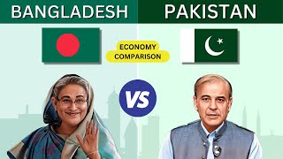 Pakistan vs Bangladesh  Economy Comparison 2024  JS Production [upl. by Elwood]