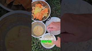 Crispy Fried Chicken of the Woods Mushrooms  Zesty Lemon Twist Recipe shorts shortsvideo [upl. by Eiahpets370]