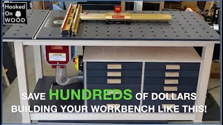 Save HUNDREDS of dollars building your workbench like this [upl. by Eeroc542]