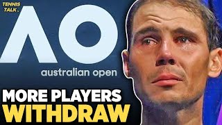 More Players Withdraw from Australian Open 2024  Tennis News [upl. by Harbird]