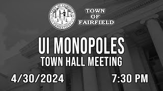 UI Monopoles Town Hall Meeting  4302024 [upl. by Browne660]