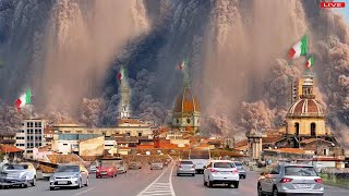 Horrible today Live footage of Mexicos Popocatépetl volcano eruption Mexico city buried in ash [upl. by Robinett]