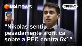 Escala 6x1 Nikolas passa recibo e mostra debate da PEC como derrota do extremismo diz Sakamoto [upl. by Fadil]