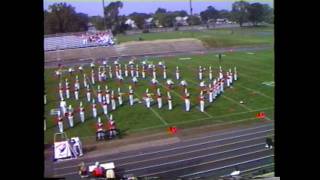 Frankton Marching Eagles  ISSMA District Part 2 Performance 1989 [upl. by Airdnaid]