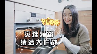 用了三年的灾难烤箱被我洗干净了！内含彩蛋  烤箱清洁技巧  治愈系清洁VLOG [upl. by Eisele]