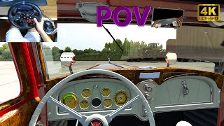 POV 4k60Fps  Cadillac v16 1930  Euro Truck Simulator 2  Logitech G29  Shifter [upl. by Bowes25]