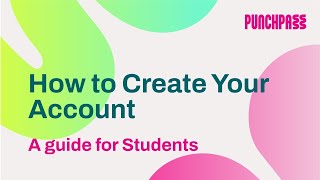 How to Create Your Account in Punchpass [upl. by Perren]