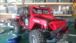 BUILD NEW CUSTOM JEEP TRACTION HOBBY CRAGSMAN RC 18 SCALE [upl. by Eirojam467]