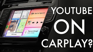 Can You Watch YouTube On Apple CarPlay 2024 [upl. by Ellesirg]