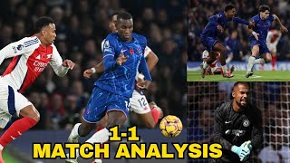 DISSAPOINTING RESULT CHELSEA 11 ARSENAL BREAKDOWN [upl. by Toor640]