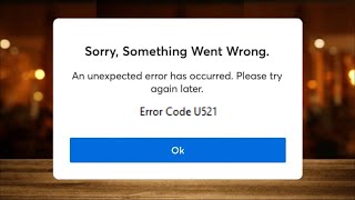 Ticketmaster  Sorry Something Went Wrong  An Unexpected Error Has Occurred  Error Code U521 [upl. by Ivetts]