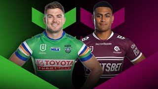 NRL 2024  Raiders v Sea Eagles Round 23  Match Preview [upl. by Kcirdnek]