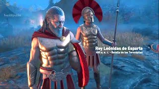 La Historia de LEONIDAS Assassins Creed Odyssey [upl. by Adniuqal625]