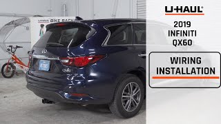 2019 Infiniti QX60 Trailer Wiring Harness Installation [upl. by Ejrog525]