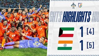 Kuwait 1 4  1 5 India  Full Highlights  FINAL  SAFF Championship 2023 [upl. by Larentia]