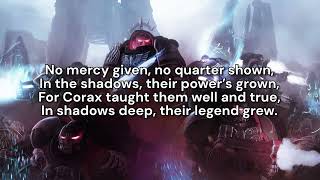 quotRaven Guard the Silent Bladequot Warhammer 40K fan song [upl. by Grimbald269]